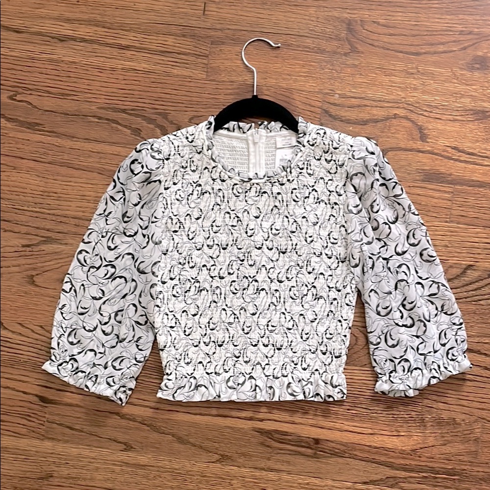Aritzia Wilfred Tempest Blouse - 3/4 quarter short sleeve